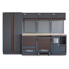 BETA C45PRO 2.0 W Combinazione arredo officina C45PRO 2.0