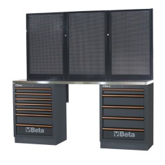 BETA C45PRO 2.0 BPX-2,0 Combinazione banchi arredo officina C45PRO 2.0