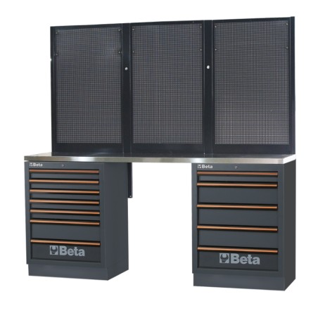 BETA C45PRO 2.0 BPX-2,0 Combinazione banchi arredo officina C45PRO 2.0