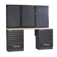 BETA C45PRO 2.0 BPW-2,0 Combinazione banchi arredo officina C45PRO 2.0