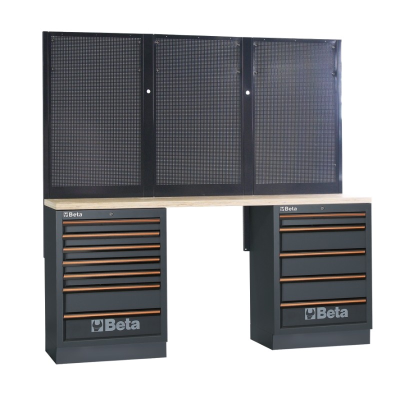 BETA C45PRO 2.0 BPW-2,0 Combinazione banchi arredo officina C45PRO 2.0