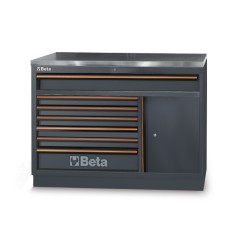 BETA C45PRO 2.0 M7A/X Modulo fisso con 7 cassetti per arredo officina C45PRO 2.0
