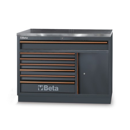 BETA C45PRO 2.0 M7A/X Modulo fisso con 7 cassetti per arredo officina C45PRO 2.0