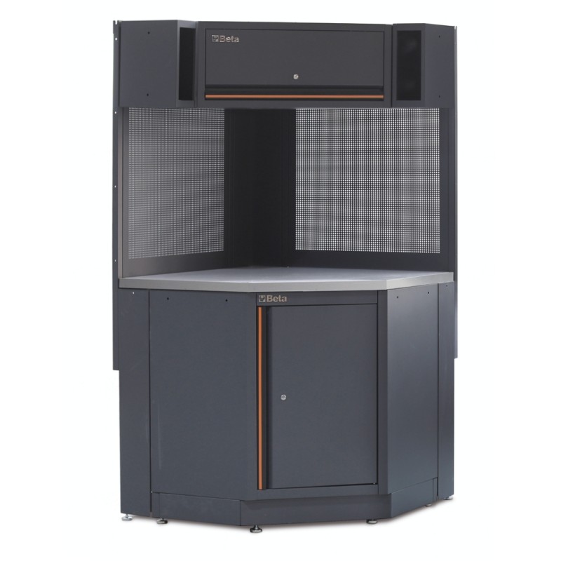 BETA C45PRO 2.0 CORNER/X Angolo completo autoportante per arredo officina C45PRO 2.0