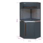 BETA C45PRO 2.0 CORNER/X Angolo completo autoportante per arredo officina C45PRO 2.0