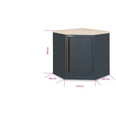 BETA C45PRO 2.0 CAI/W Modulo inferiore angolare per arredo officina C45PRO 2.0