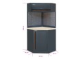BETA C45PRO 2.0 CORNER/W Angolo completo autoportante per arredo officina C45PRO 2.0