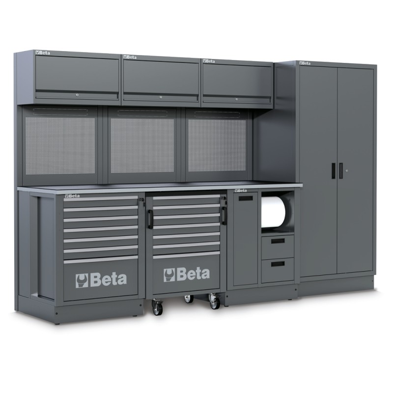 BETA RSC50 F/411UT Combinazione arredo officina RSC50 2.0 con 411 utensili