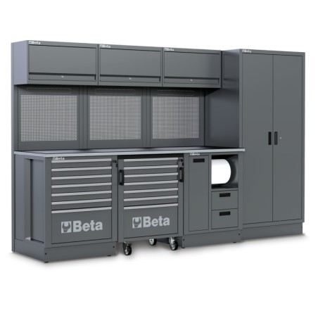BETA RSC50 F/411UT Combinazione arredo officina RSC50 2.0 con 411 utensili