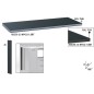 BETA RSC50 2.0 NPG/2-1,5MT Piano di lavoro in lamiera da 1,5m per banco arredo officina RSC50 2.0
