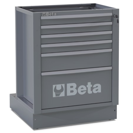 BETA RSC50 2.0 M6 Modulo fisso con 6 cassetti per arredo officina RSC50 2.0