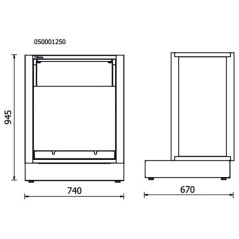 BETA RSC50 2.0 MDO Modulo fisso di distribuzione olio per arredo officina RSC50 2.0