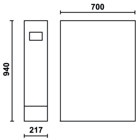 BETA C55B/GE Gamba universale con prese elettriche per banco da lavoro arredo officina