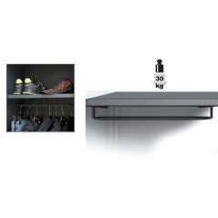 BETA C55 A1/RB42 Ripiano interno per armadio C55A1/C55AT1 con barra appendiabiti