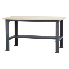 BETA C58BC-W1,6 Banco da lavoro semplice con piano in legno, lunghezza 1,6 m