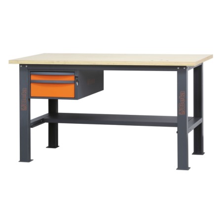 BETA C58BC-W1,6 2C Banco da lavoro 1,6 m con piano in legno e 2 cassetti