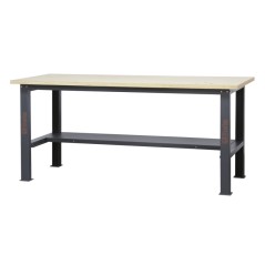 BETA C58BC-W2,1 Banco da lavoro semplice con piano in legno, lunghezza 2,1 m