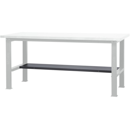 BETA C58BC-W2,1 Banco da lavoro semplice con piano in legno, lunghezza 2,1 m