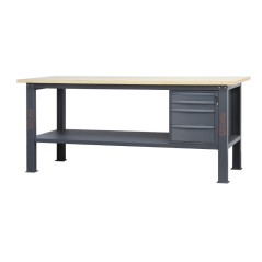 BETA C58BC-W2,1 4C Banco da lavoro 2,1 m con piano in legno e 4 cassetti