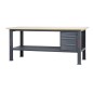 BETA C58BC-W2,1 4C Banco da lavoro 2,1 m con piano in legno e 4 cassetti