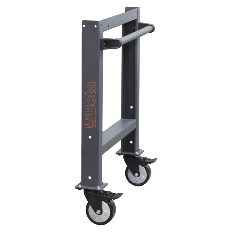 BETA C58GRGM Gamba con ruote girevoli e maniglia, per banchi componibili C58BC