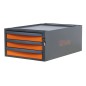BETA C58CS 3C Cassettiera altezza 257 mm con 3 cassetti, per banchi componibili C58BC