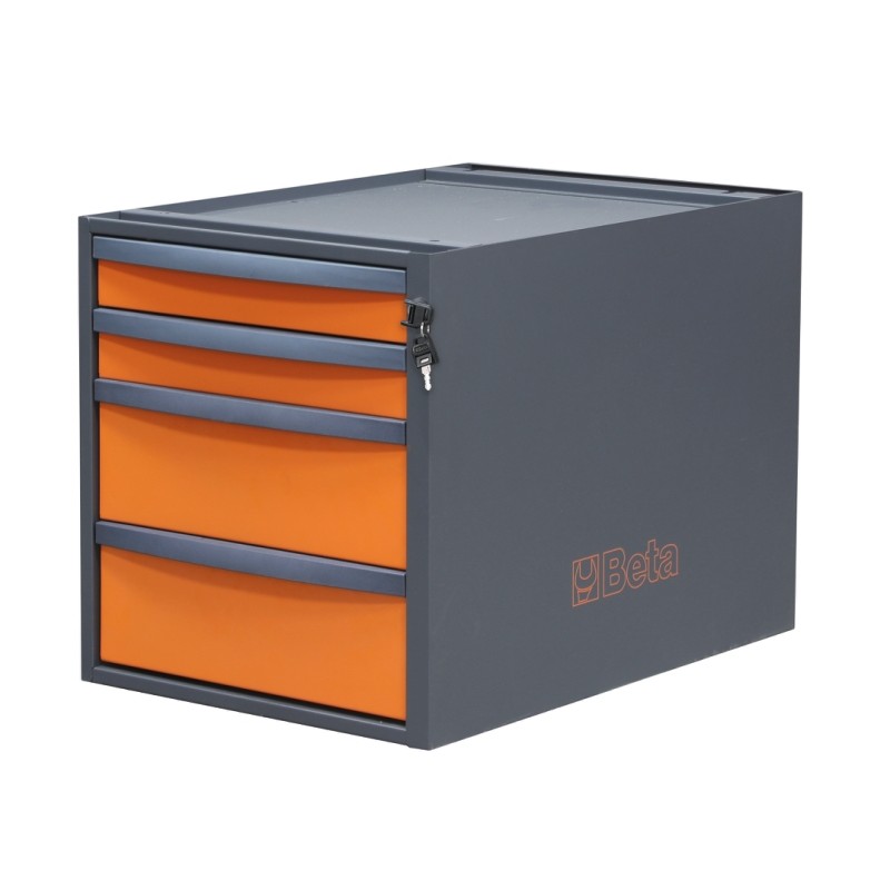 BETA C58CSH 4C Cassettiera altezza 479 mm con 4 cassetti, per banchi componibili C58BC