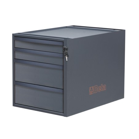 BETA C58CSH 4C Cassettiera altezza 479 mm con 4 cassetti, per banchi componibili C58BC