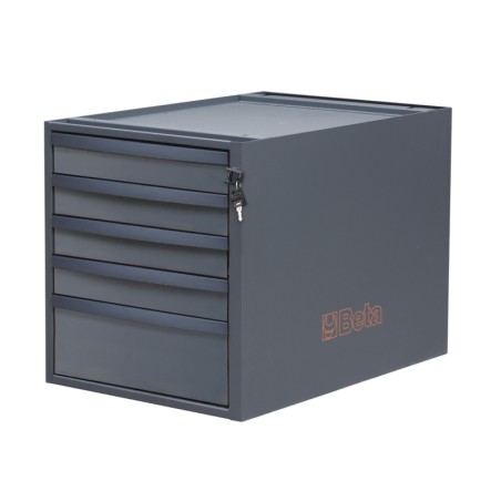 BETA C58CSH 5C Cassettiera altezza 479 mm con 5 cassetti, per banchi componibili C58BC
