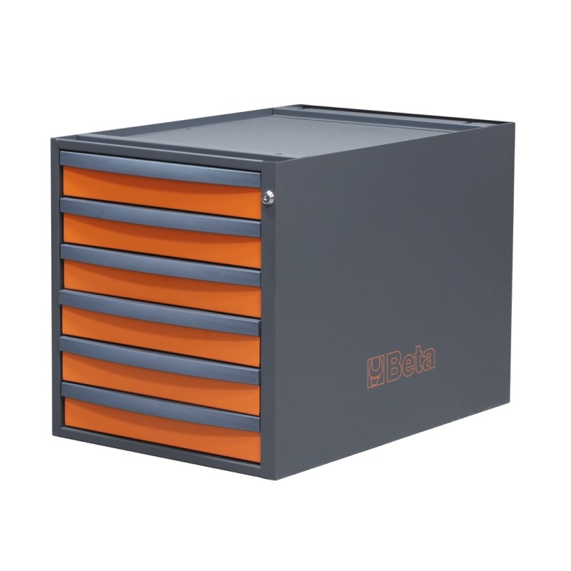 BETA C58CSH 6C Cassettiera altezza 479 mm con 6 cassetti, per banchi componibili C58BC