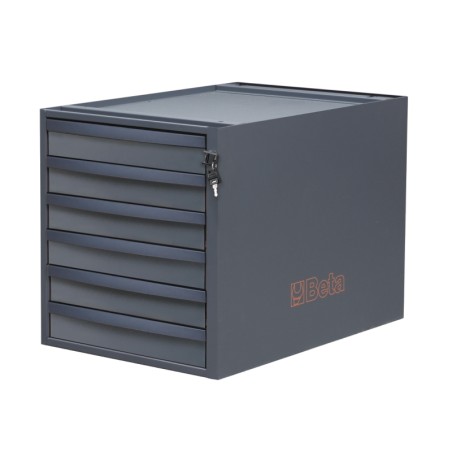 BETA C58CSH 6C Cassettiera altezza 479 mm con 6 cassetti, per banchi componibili C58BC