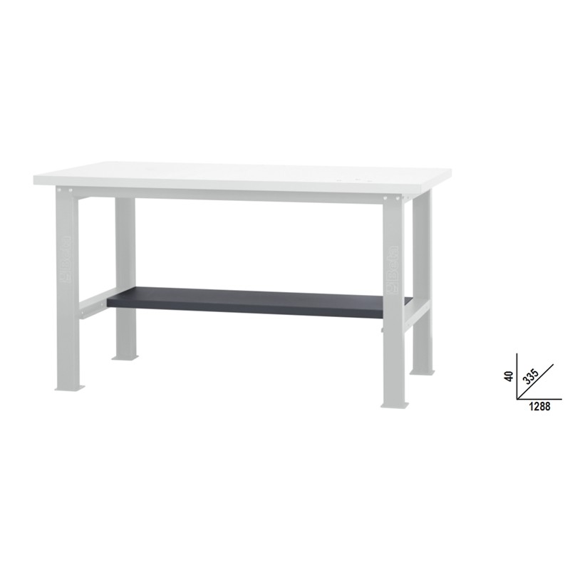 BETA C58SP 1,6 Semi ripiano di sostegno, per banchi componibili C58BC da 1,6 m