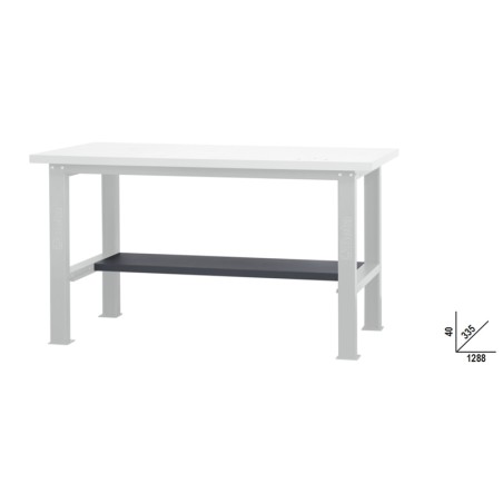 BETA C58SP 1,6 Semi ripiano di sostegno, per banchi componibili C58BC da 1,6 m