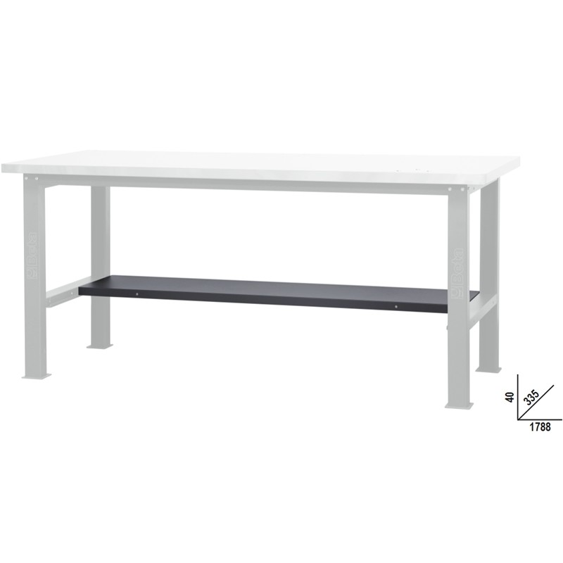 BETA C58SP 2,1 Semi ripiano di sostegno, per banchi componibili C58BC da 2,1 m