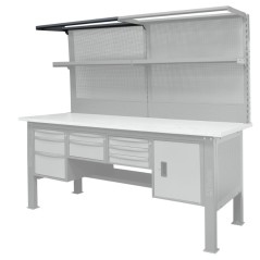 BETA C58BLP-1,6M Binario per lampada LED, banchi componibili C58BC 1,6 m