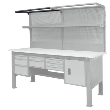 BETA C58BLP-1,6M Binario per lampada LED, banchi componibili C58BC 1,6 m