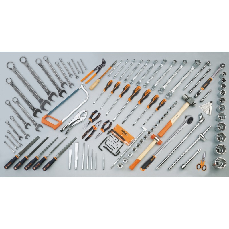BETA 5902MT Assortimento di 106 utensili per macchine agricole, edili e movimento terra