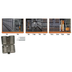 BETA 5904VU/4T Assortimento di 197 utensili per impiego universale in termoformato rigido in ABS