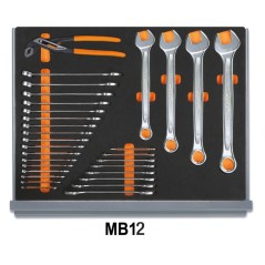 BETA 5935VG/1MB Assortimento di 98 utensili per autoriparazione in vassoio morbido in EVA