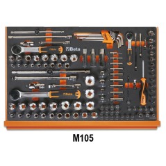 BETA 5988L/4M Assortimento di 273 utensili per autoriparazione in vassoio morbido in EVA