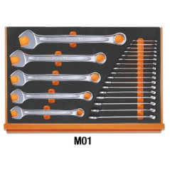 BETA 5988U6/M Assortimento di 214 utensili per impiego universale in vassoio morbido in EVA