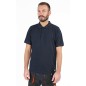 BETA 7552BL Polo work in cotone piquet 200g, con 3 bottoni, blu