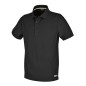 BETA 7552N Polo work in cotone 200g, con 3 bottoni, nera