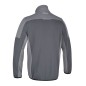 BETA 7643G Felpa zip corta, 80% cotone, 20% poliestere, 280 g, antracite/grigio chiaro