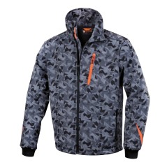 BETA 7658CM Giacca softshell - camouflage grigio
