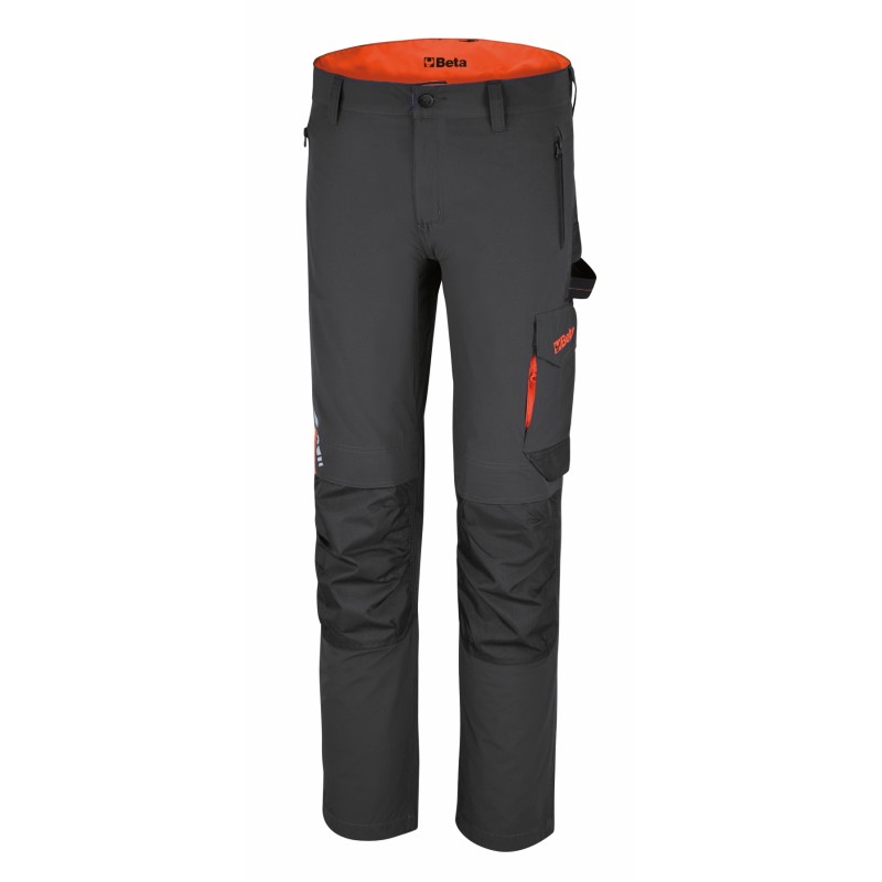 BETA 7660G Pantaloni da lavoro leggeri, multitasche elasticizzati Slim fit