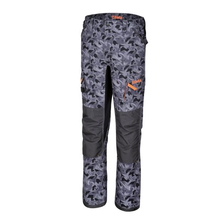 BETA 7818CM Pantaloni da lavoro multitasche con disegno camouflage esclusivo.