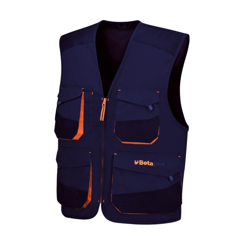 BETA 7867B Gilet da lavoro Beta Easy leggero, blu