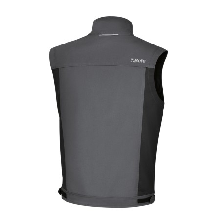 BETA 7937MG Gilet da lavoro grigio in 100% cotone, comodo e resistente