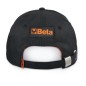 BETA 7982N Cappellino Beta nero, design classico con visiera curva